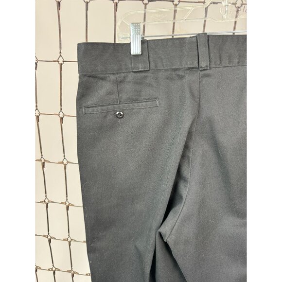Dickies Mens Classic Black Work Pants 36x29 65% Polyester 35% Cotton Durable Mad - Picture 15 of 16